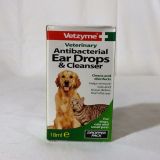 Vetzyme Anti bacterial ear drops and cleanser
